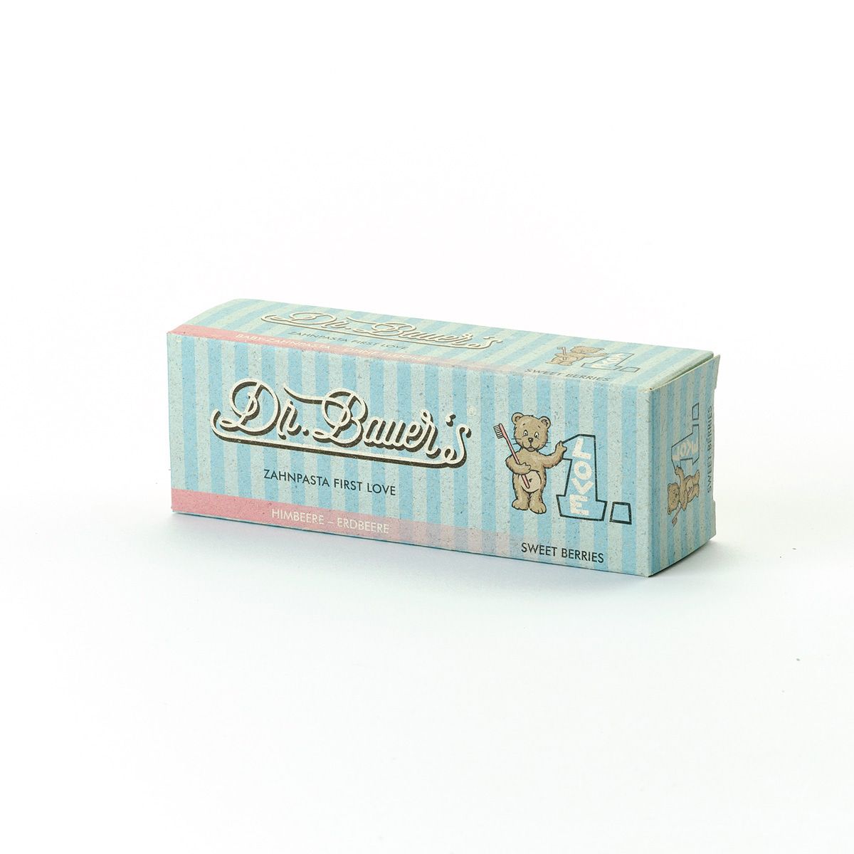 Dr. Bauer's Zahnpasta First Love Sweet Berries ohne Fluorid