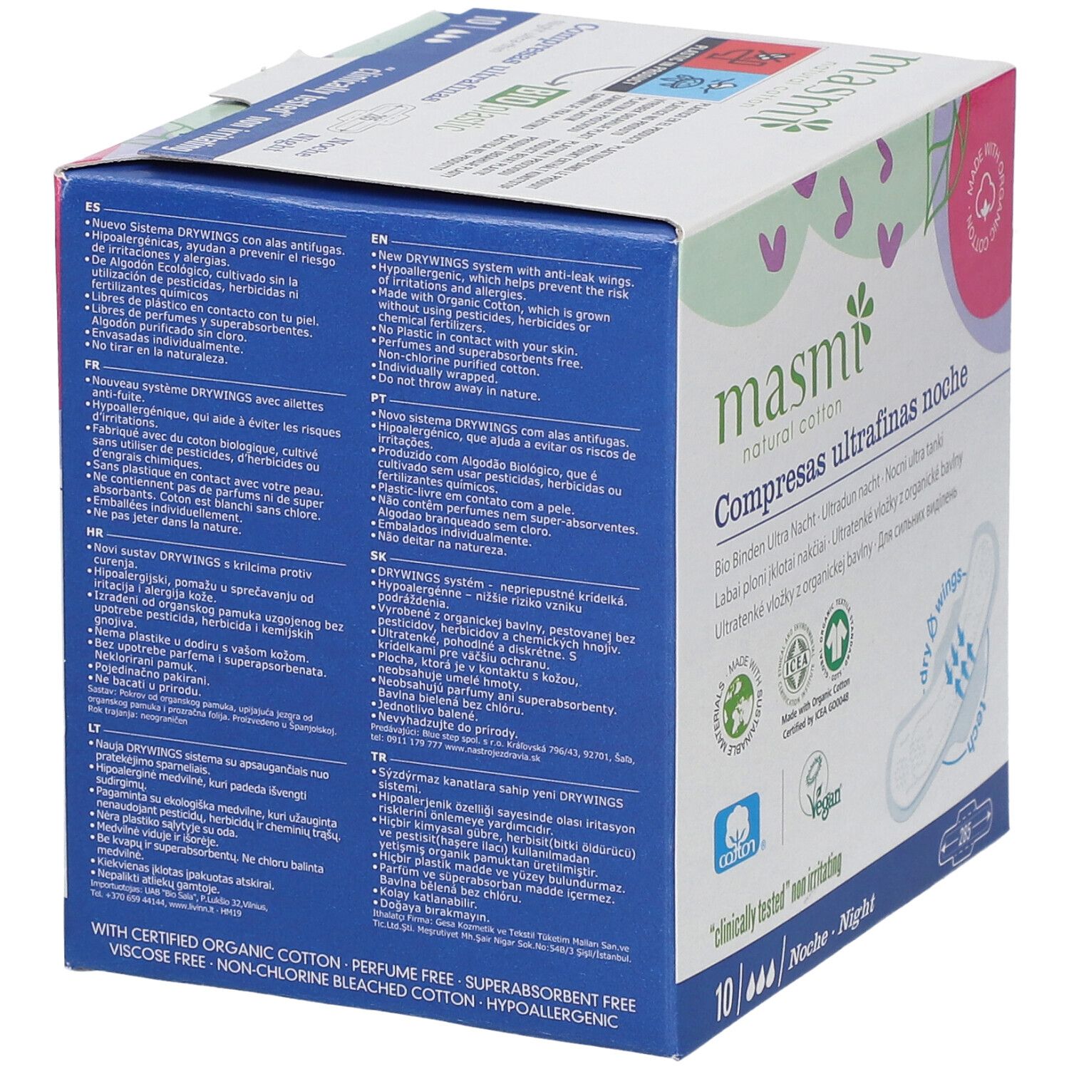 masmi Bio Damenbinden Ulta Night