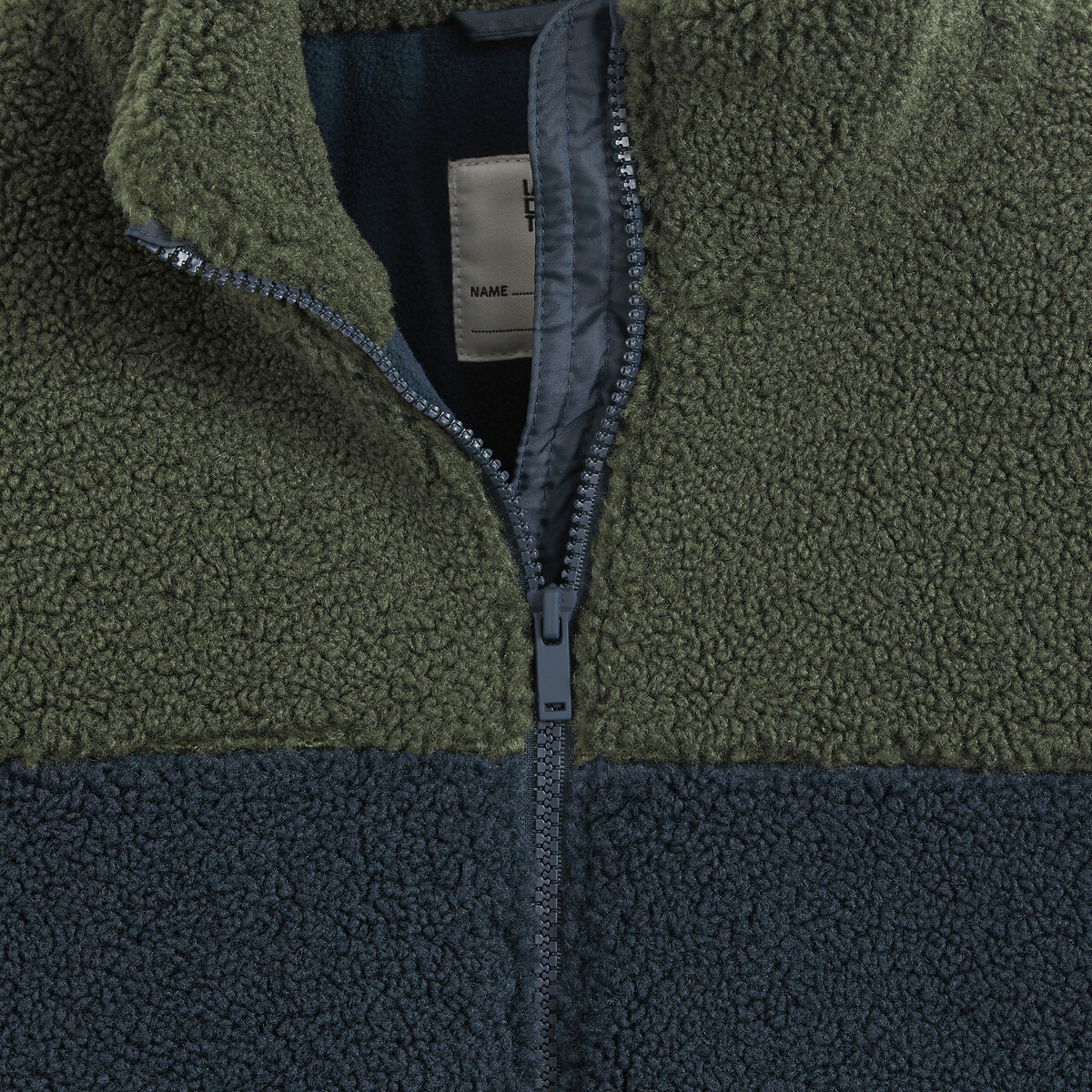 COLEÇÕES LA REDOUTE<br>Casaco removível com gola alta em sherpa