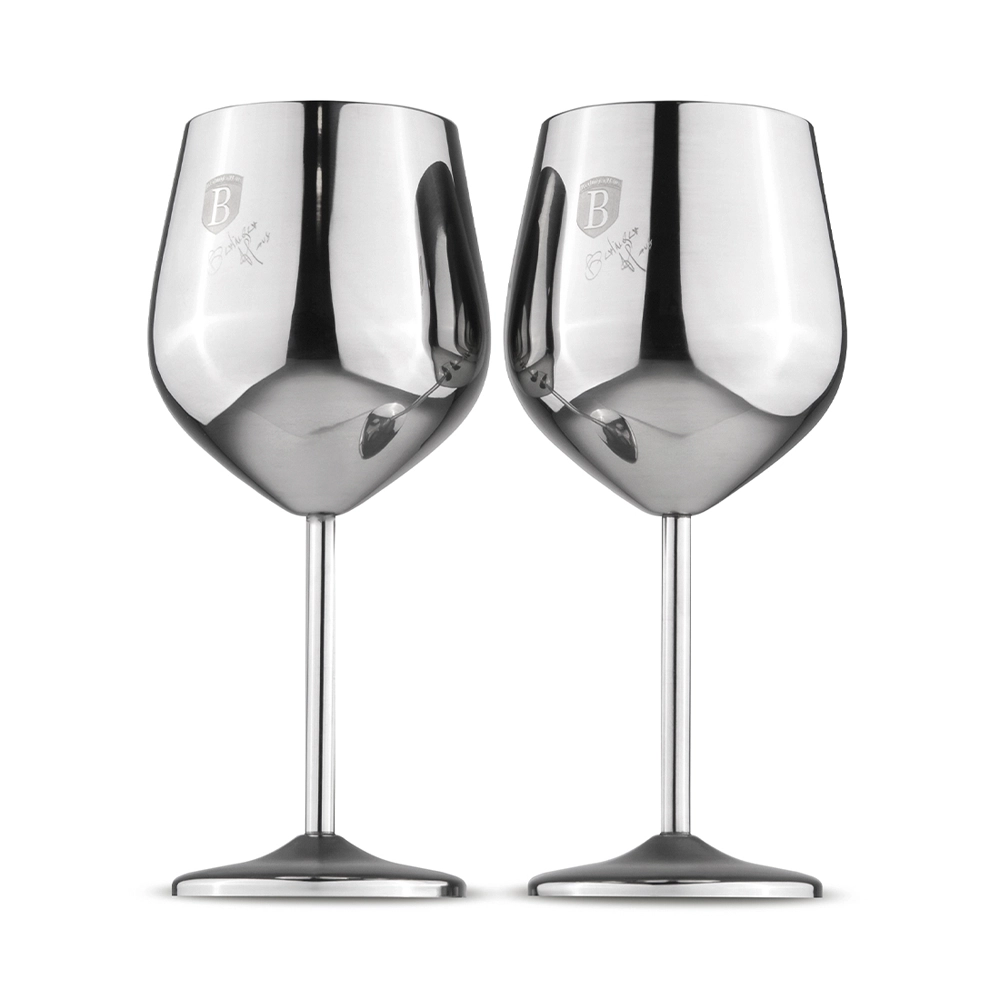 Berlinger Haus Edelstahl Weingläser 2 Stück Eternal Collection