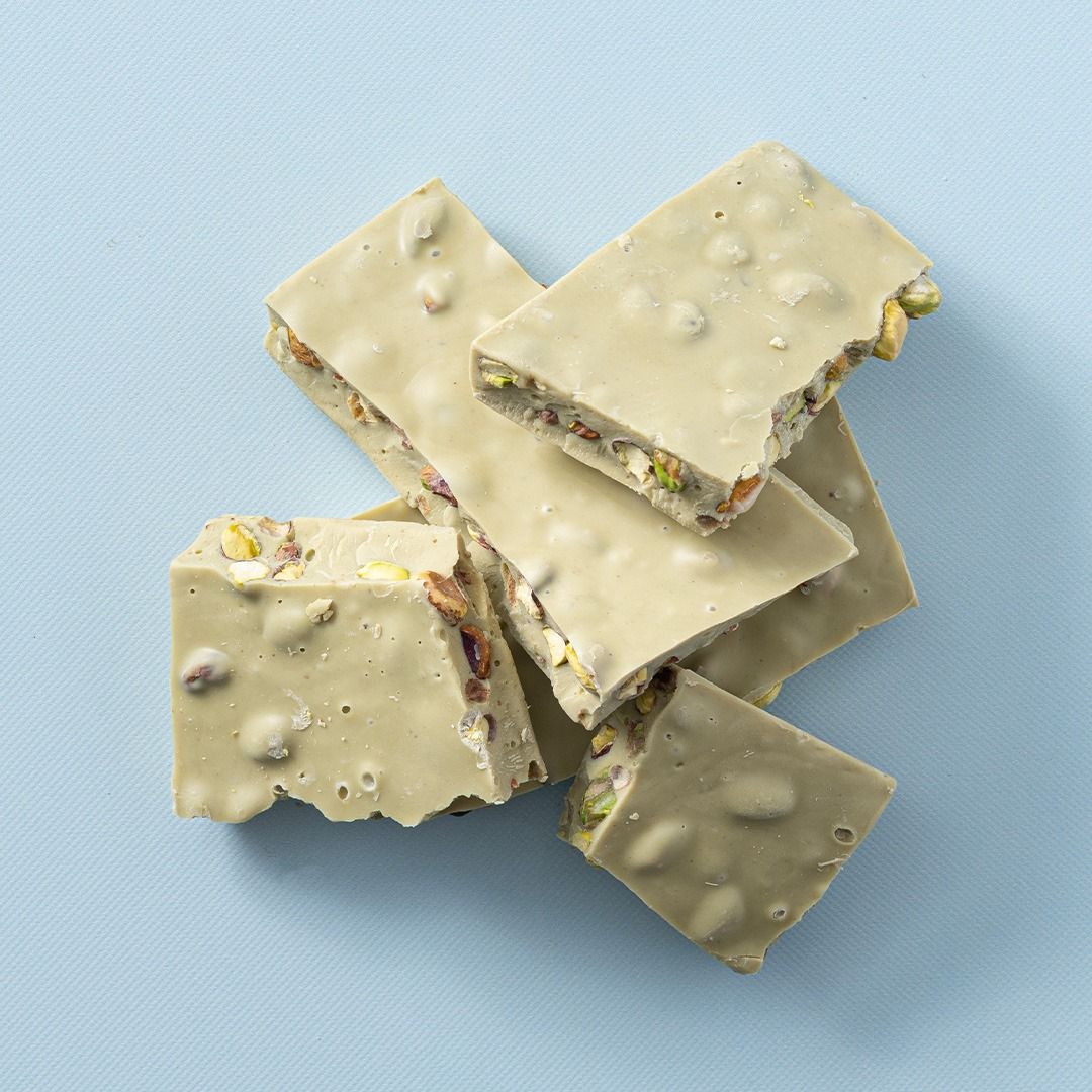 Chocolade pistache breekplaat brokken
