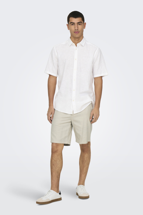 Only & Sons beige heren korte broek