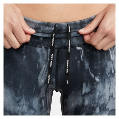 Collant Long Femme Nike Dri-Fit Epic Luxe Noir Blanc