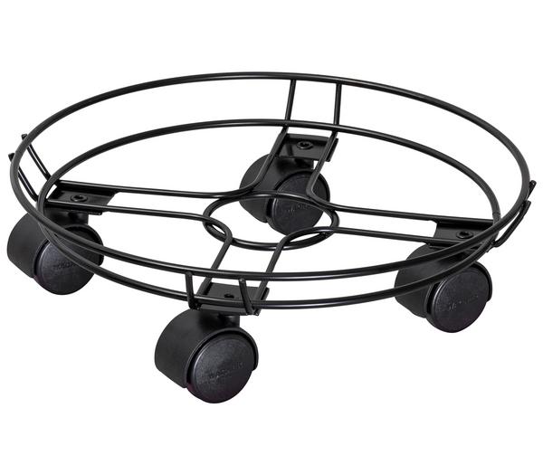 Wagner Pflanzenroller Draht, Ø 30 cm, schwarz