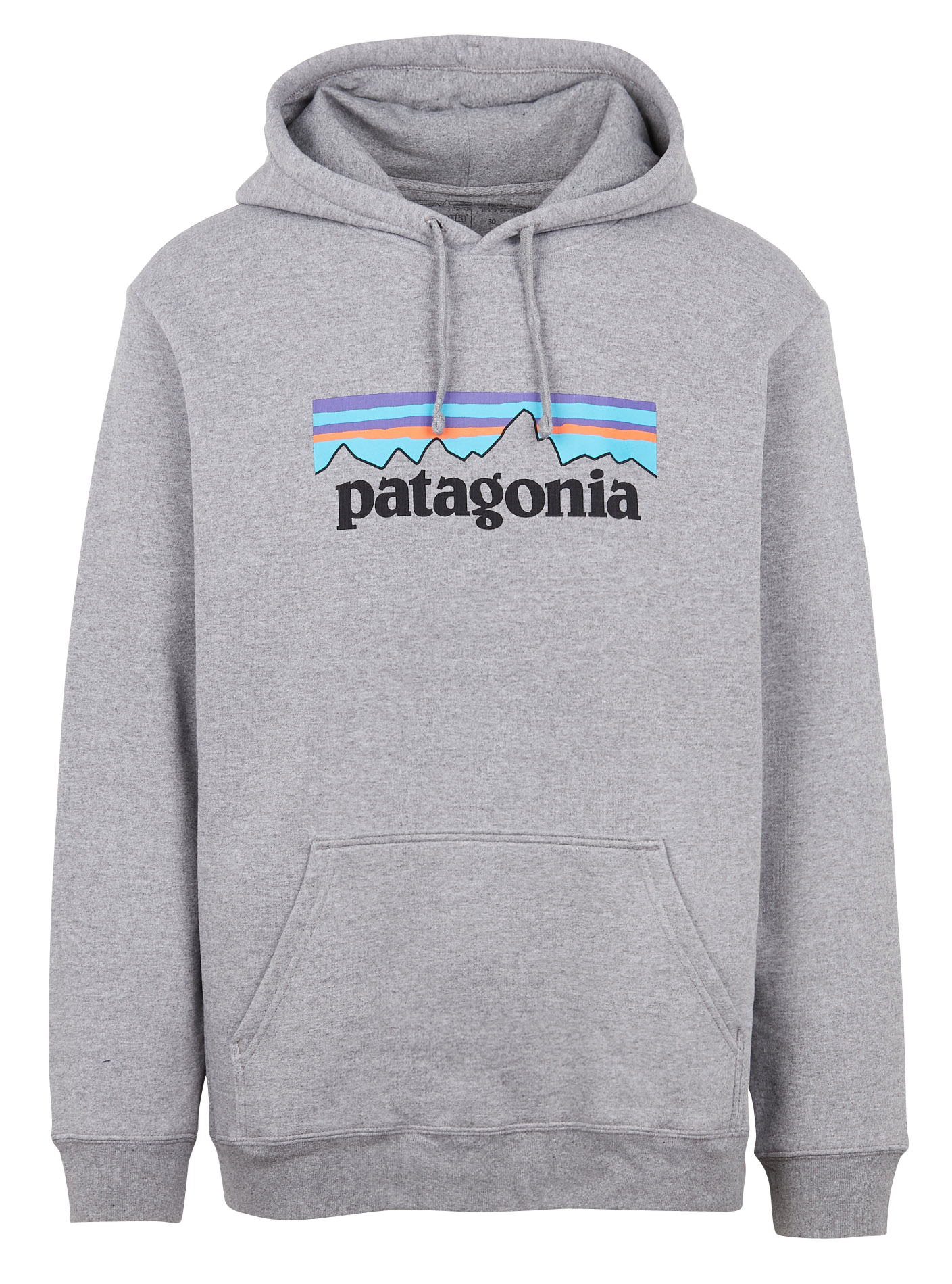 LOGO UPRISAL - Sweat à capuche oversize en coton mélangé | Gris
