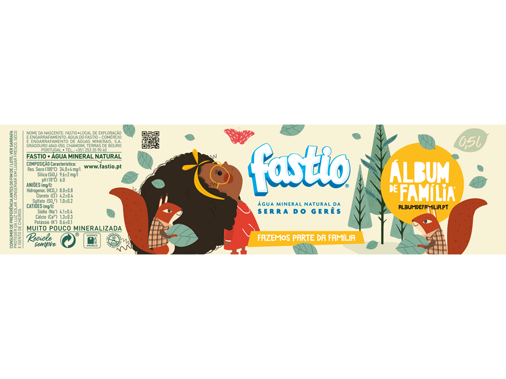 ÁGUA MINERAL FASTIO KIDS 0.50L