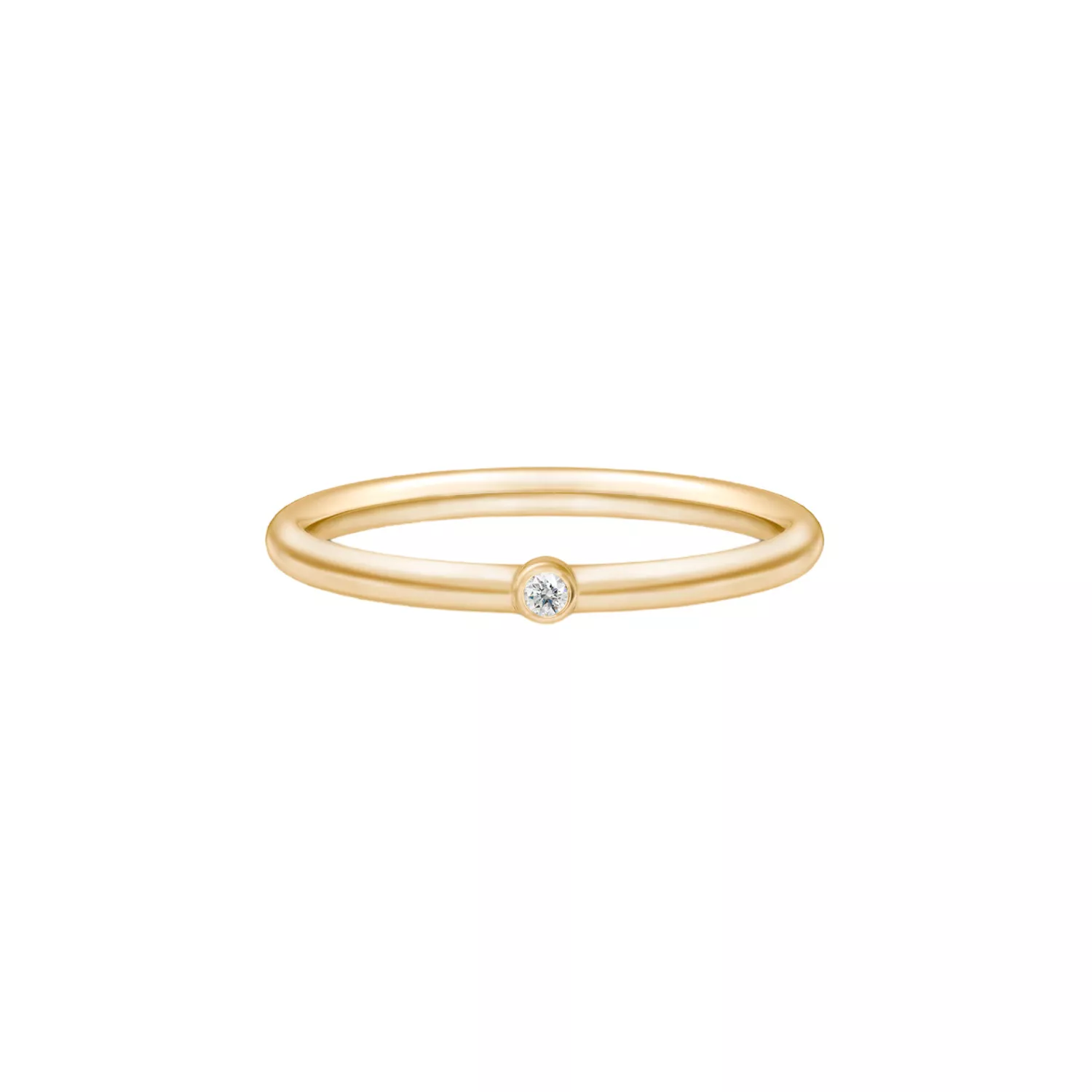 Julie Sandlau Purity Ring 14 kt. Guld 0,017 ct. YG14-RI337