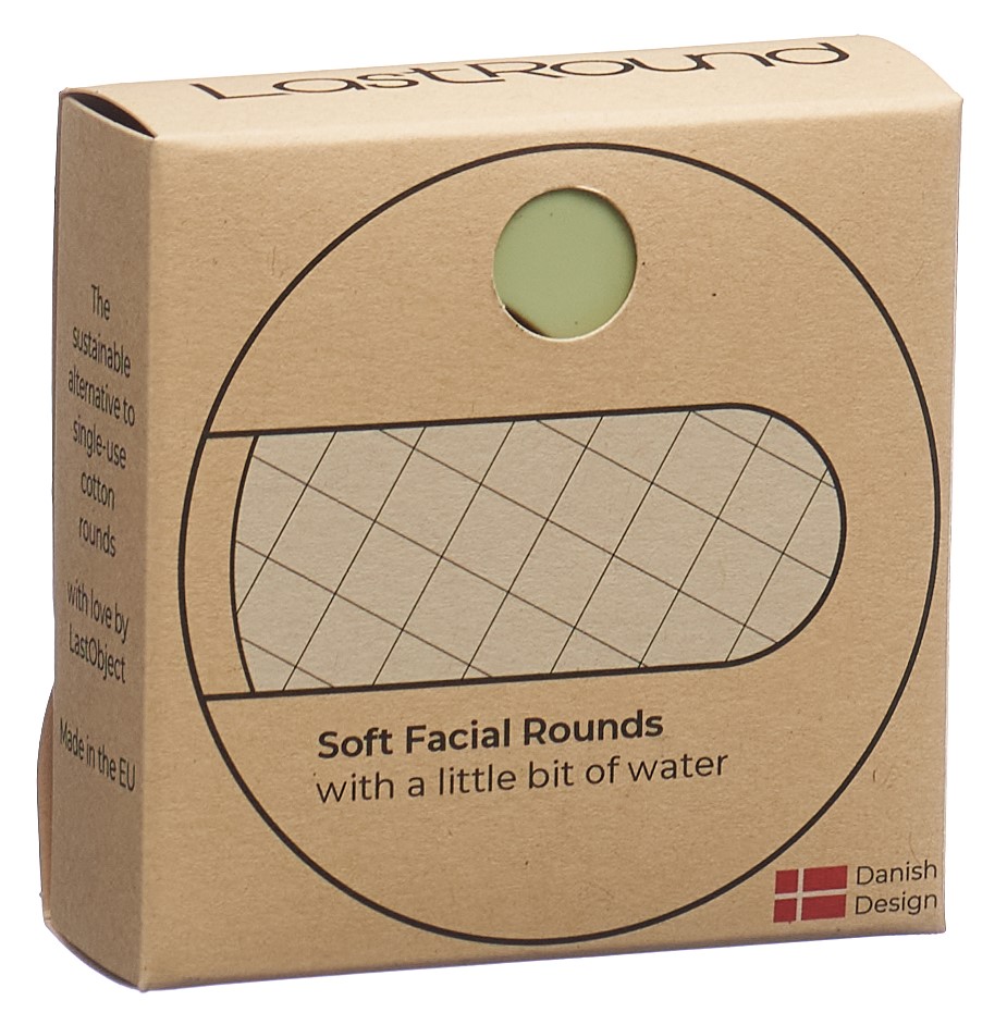 LASTROUND Wiederverwendbare Wattepads grün 1 Stk