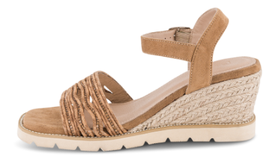 B&CO Damesandal med hæl Brun 4214100530