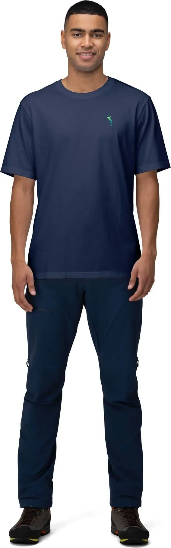 Norrøna Men's /29 Cotton Activity Embroidery T-Shirt Indigo Night