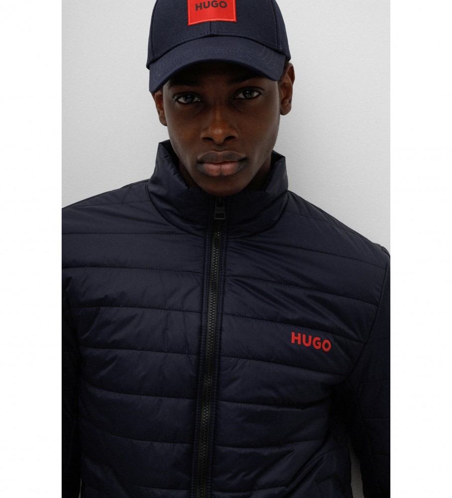 Jaqueta HUGO Slim Fit Azul Marinho