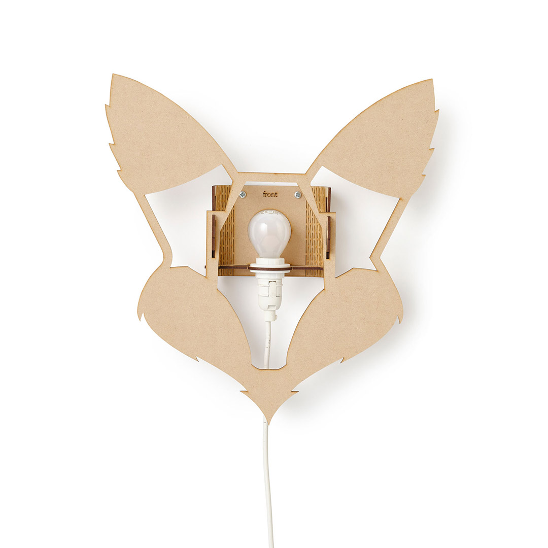 Fox wall lamp