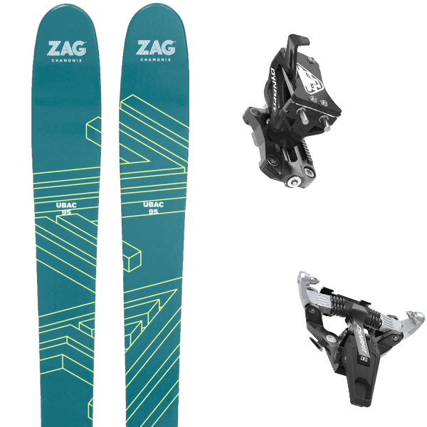 Pack ski de randonnée ZAG UBAC 95 LADY + Fix