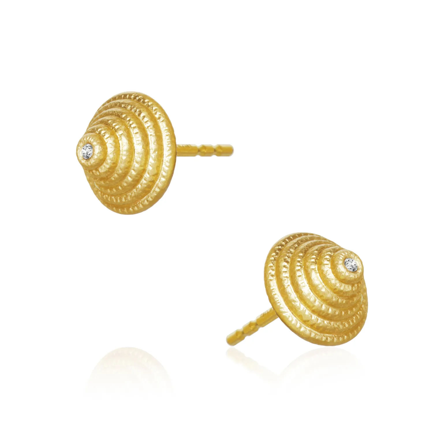 Dulong Thera Twist Øreringe 18 kt. Guld 0,012 ct. THE1-A2050