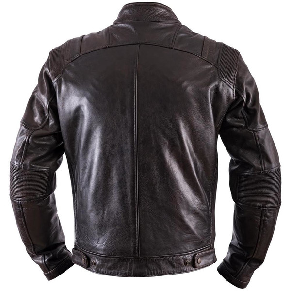 Helstons - Blouson Trust Cuir Dirty Marron