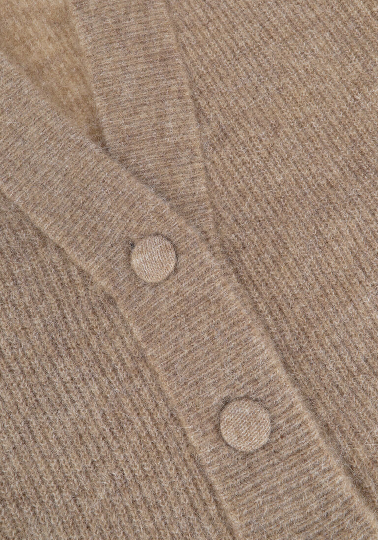 GESTUZ zand gestuz vest alphagz v-cardigan