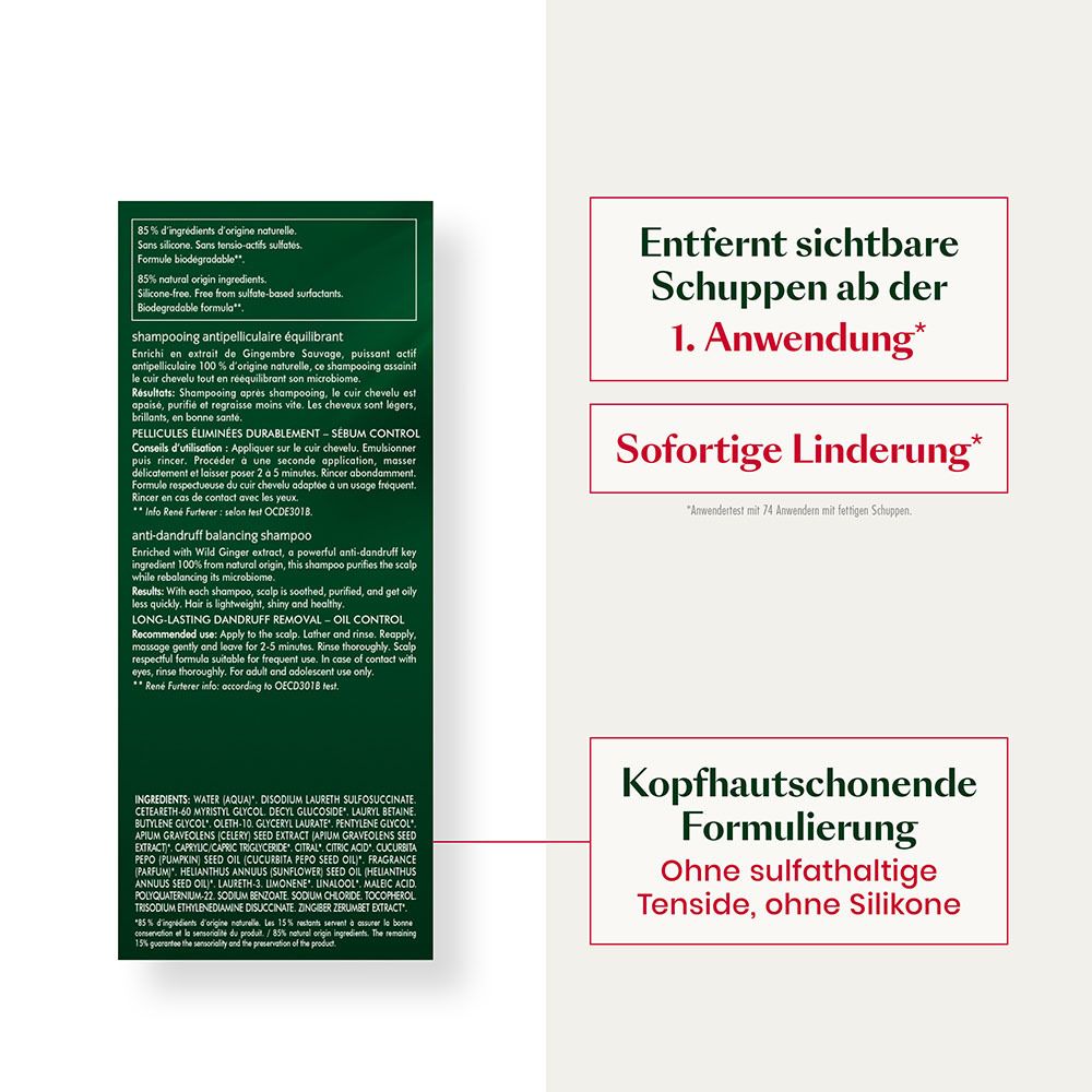 RENE FURTERER NEOPUR Ausgleichendes Anti-Schuppen Shampoo für fettige Schuppen & Kopfhaut - bei Schuppen