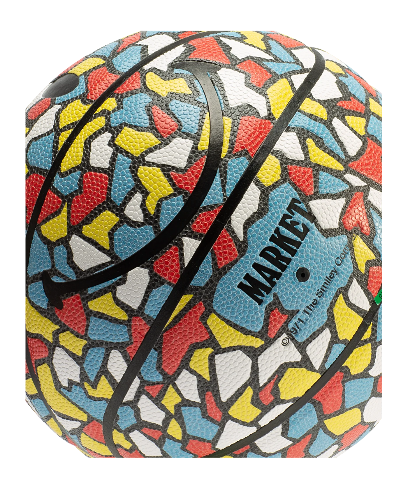 Market Smiley Mosaic Basketball
