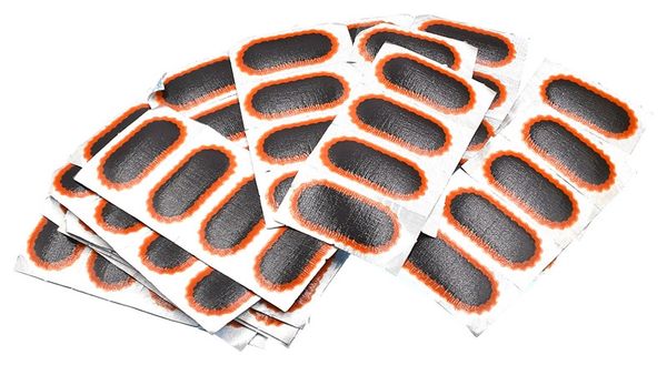 Boîte de 100 rustines Tip Top F2 ovales .