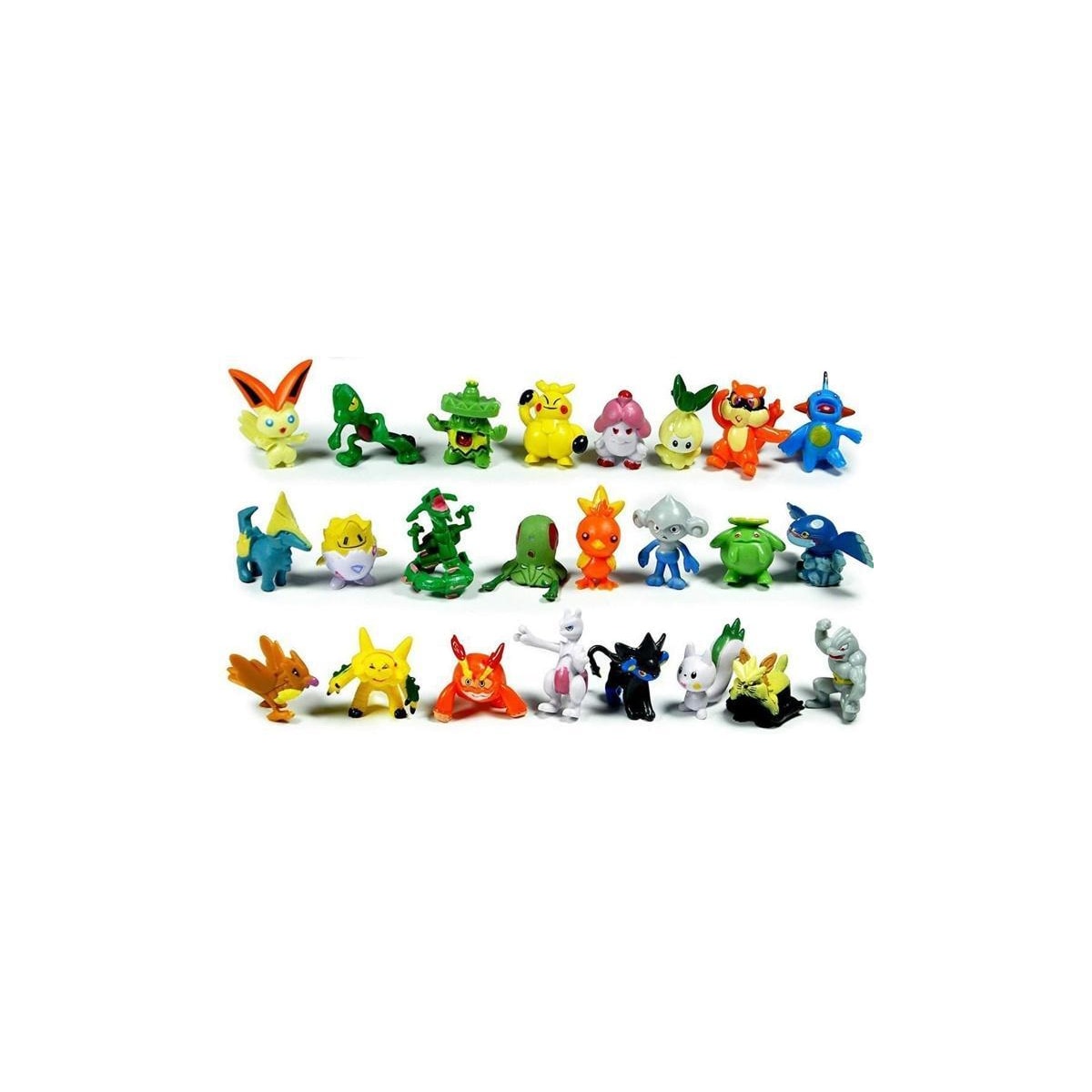 24st söta och färgglada pokémonfigurer