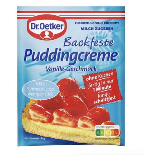 Dr. Oetker Backfeste Puddingcreme