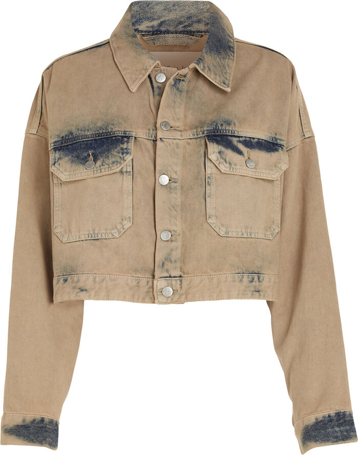 Calvin Klein Denim cropped jacket 1a4