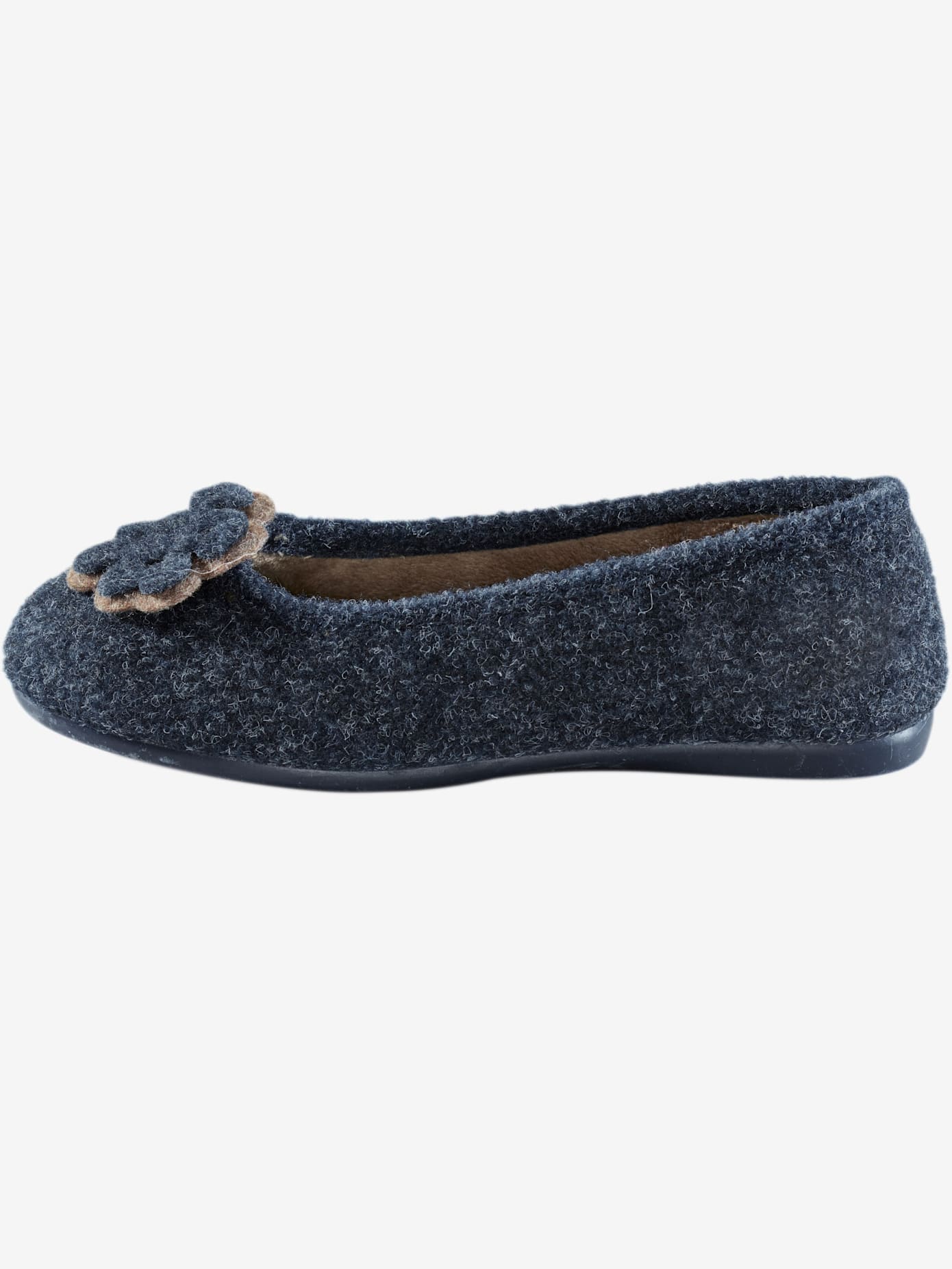 Chaussons application florale