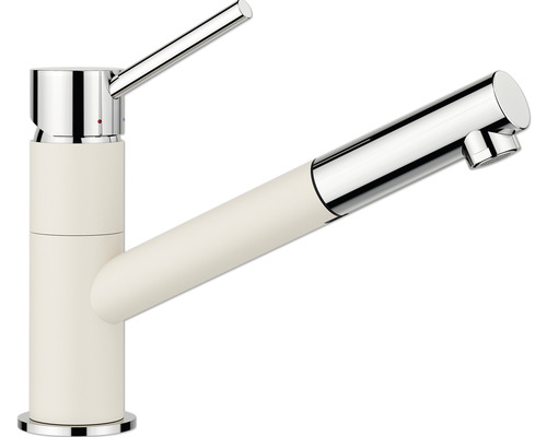 Blanco keukenkraan KANO-S chroom zacht wit 526953
