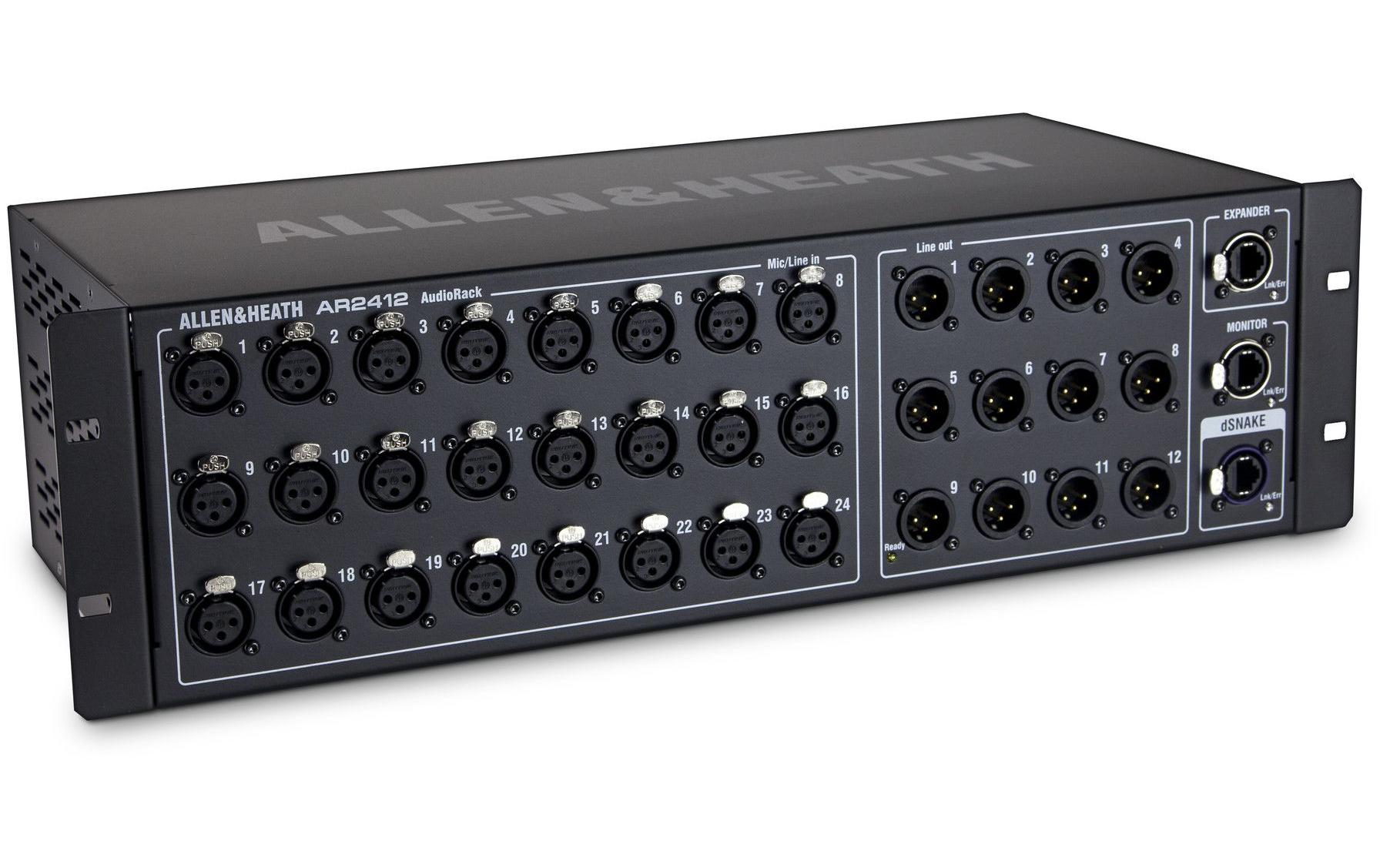 AR2412 AudioRack<br>24 XLR Eingänge / 12 XLR Ausgänge AudioRack