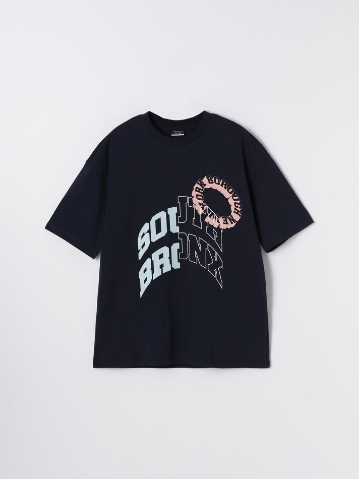 Camiseta estampada - Azul-marinho