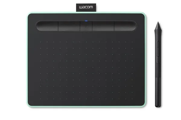 Wacom Intuos Creative Pen Medium - Digitizer - 21.6 x 13.5 cm - elektromagnetisk - 4 knapper - trådløs, kablet - USB, Bluetooth - pistaciegrøn
