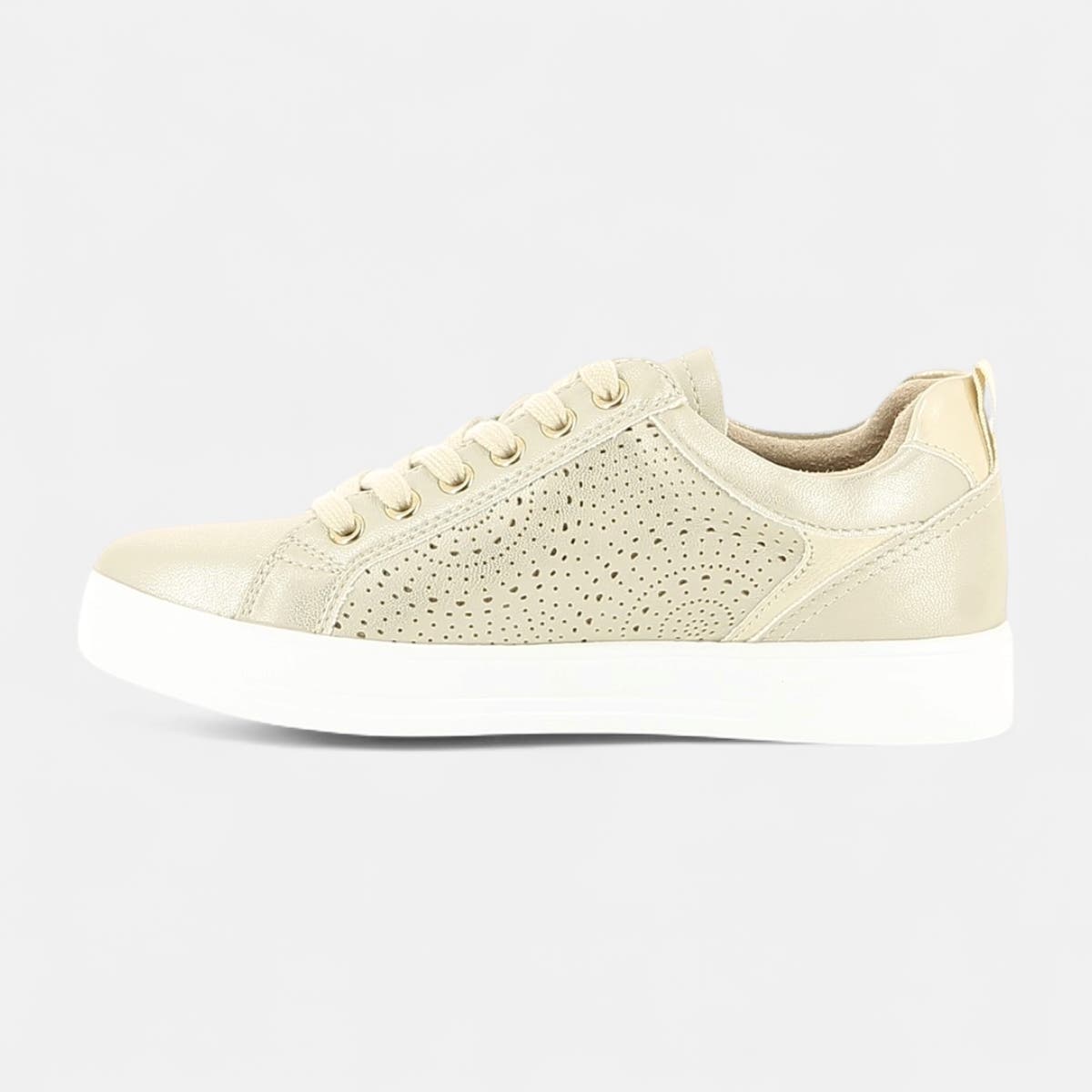 Baskets basses Femme or