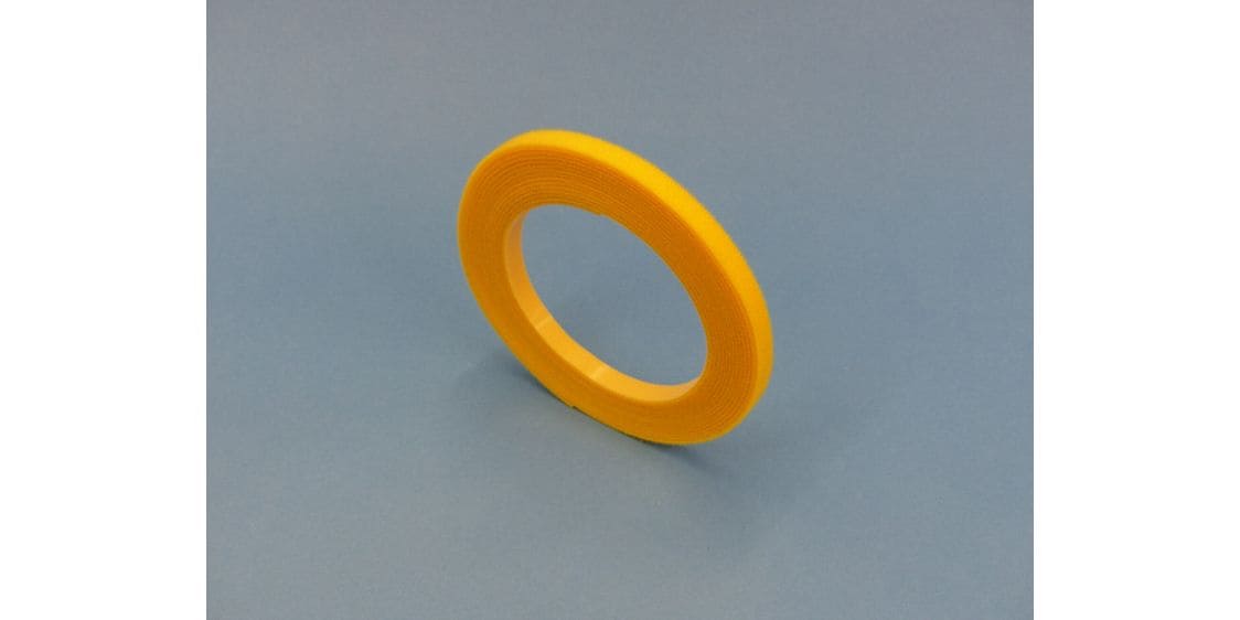 FASTECH Klettband-Rolle ETN Fast-Strap Gelb 10 mm x 5 m Klett-Kabelbinder, 10 mm x 5 m, Gelb