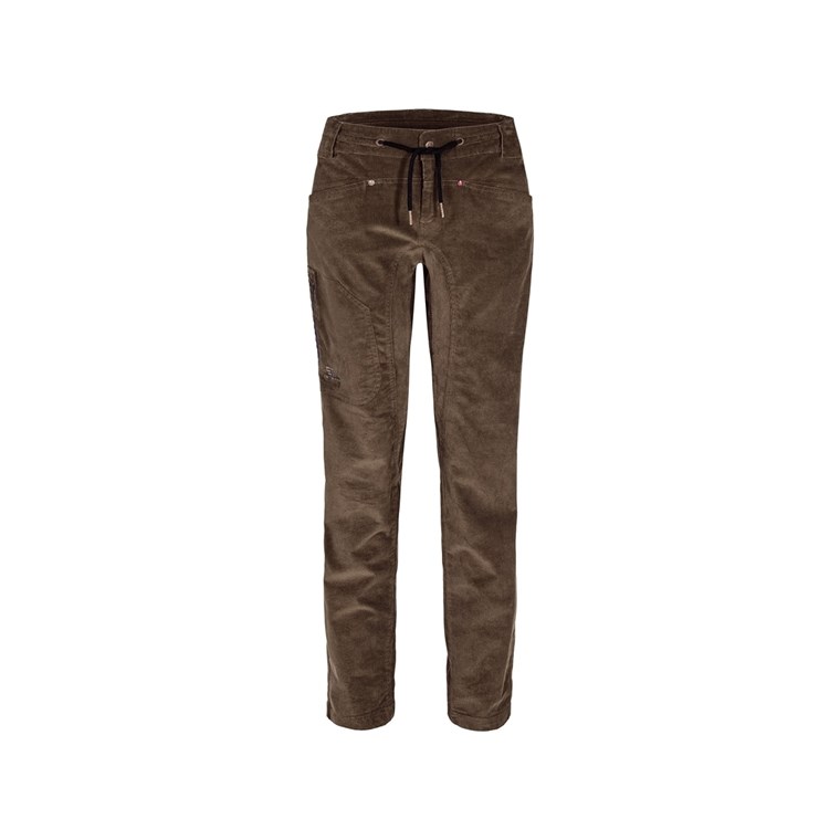 Elevenate W Après Cord Pants Shiitake Brown