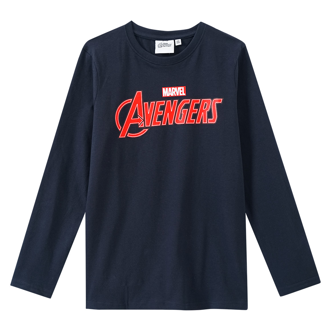 Yigga MARVEL Avengers Schlafanzug aus Bio-Baumwolle dunkelblau / hellgrau