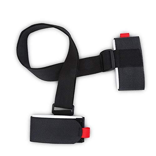 INF Justerbare stropper for skiutstyr og snowboard, 2 stk. Sort