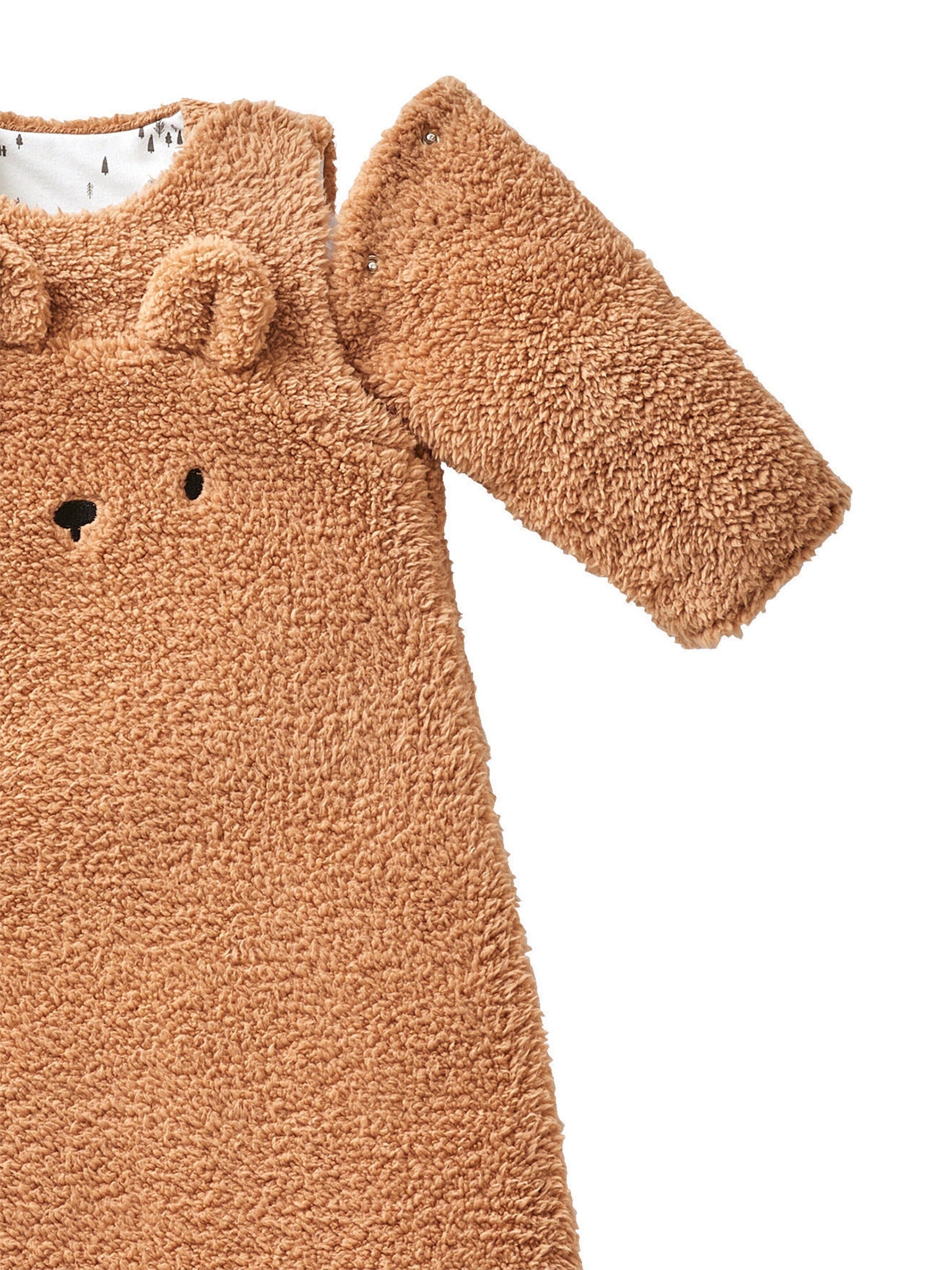 Vertbaudet BABYSCHLAFSACK braun/bär