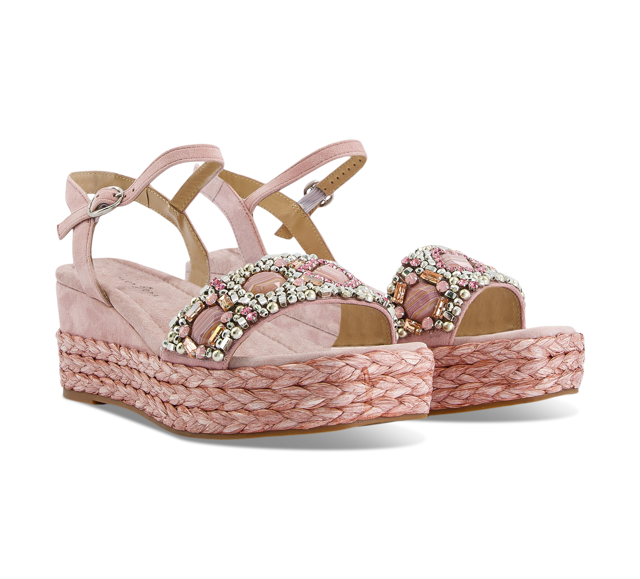 Alma En Pena Riemchensandalen rosa