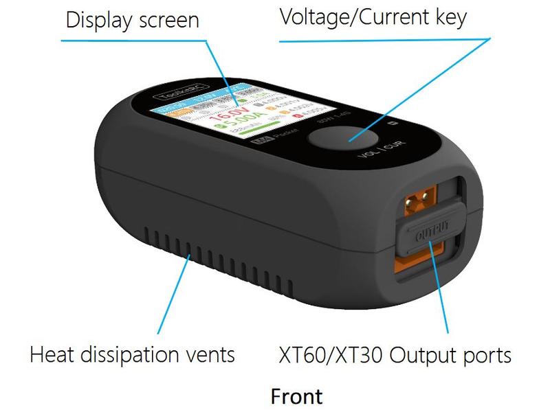 ToolkitRC Ladegerät M4 Pocket, DC, 80W, 1-4S Kompaktes Modellbau Ladegerät für LiPo, LiHv und LiFe Akkus