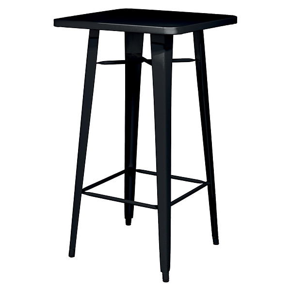 Table haut Urban extérieure noire