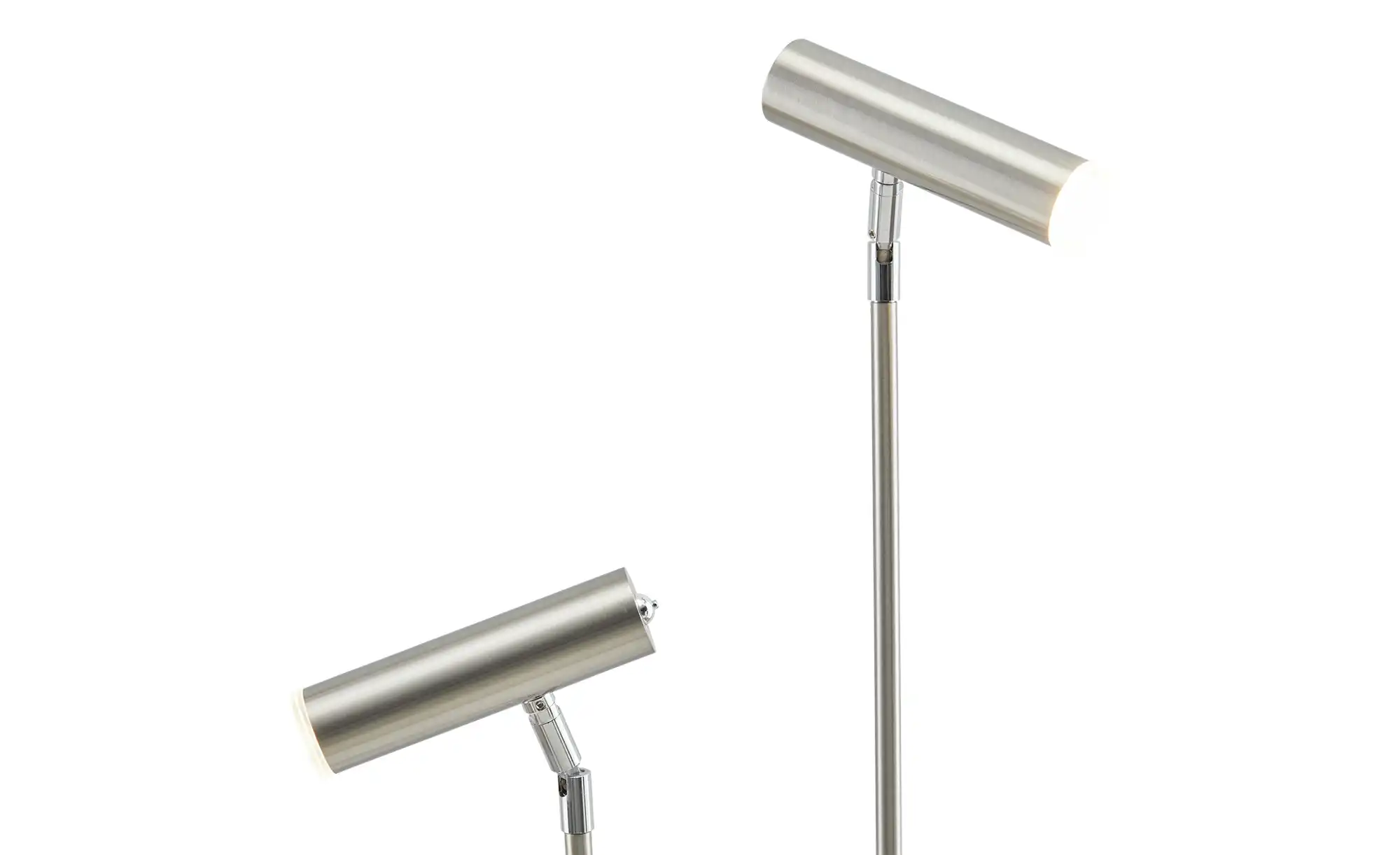 HELL-höllisch gutes Licht LED-Stehleuchte, 2-flammig, Nickel-matt