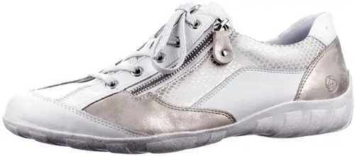 Remonte R3410-81 maat 45 veterschoen wit combi Calandschoen