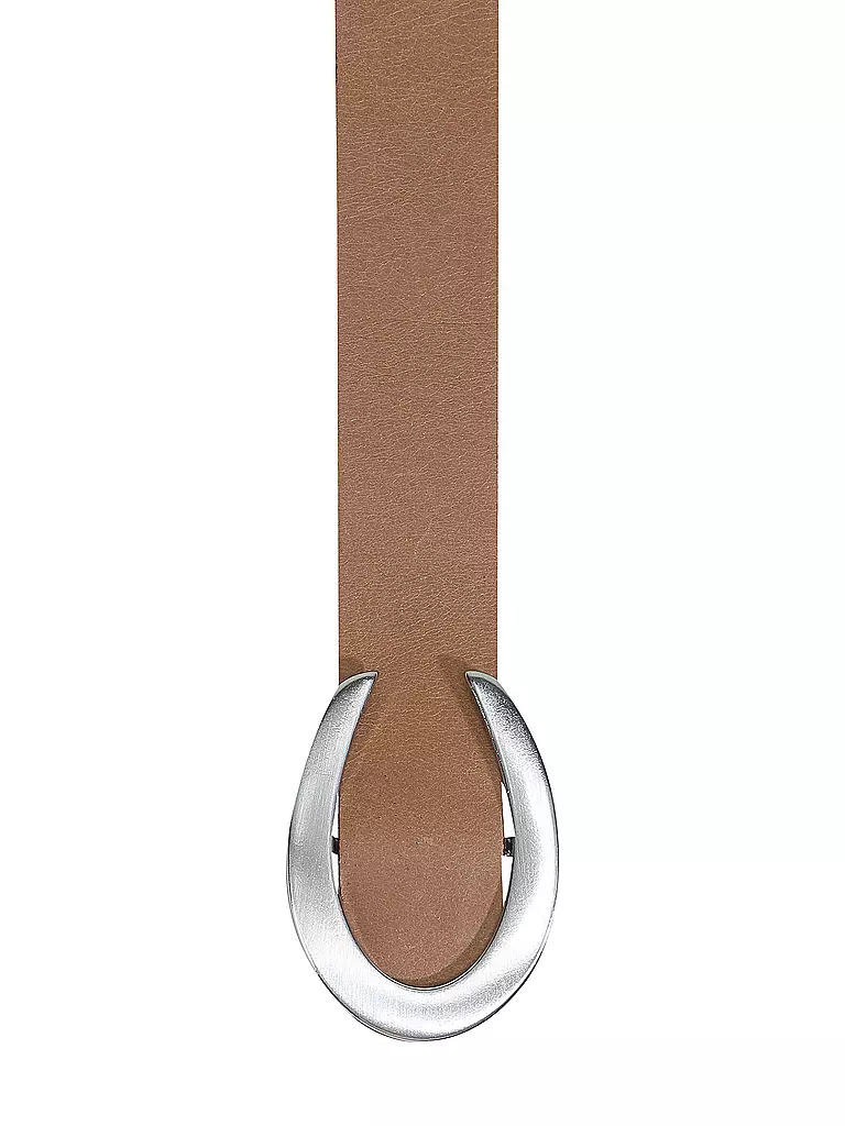 VANZETTI Ledergürtel beige