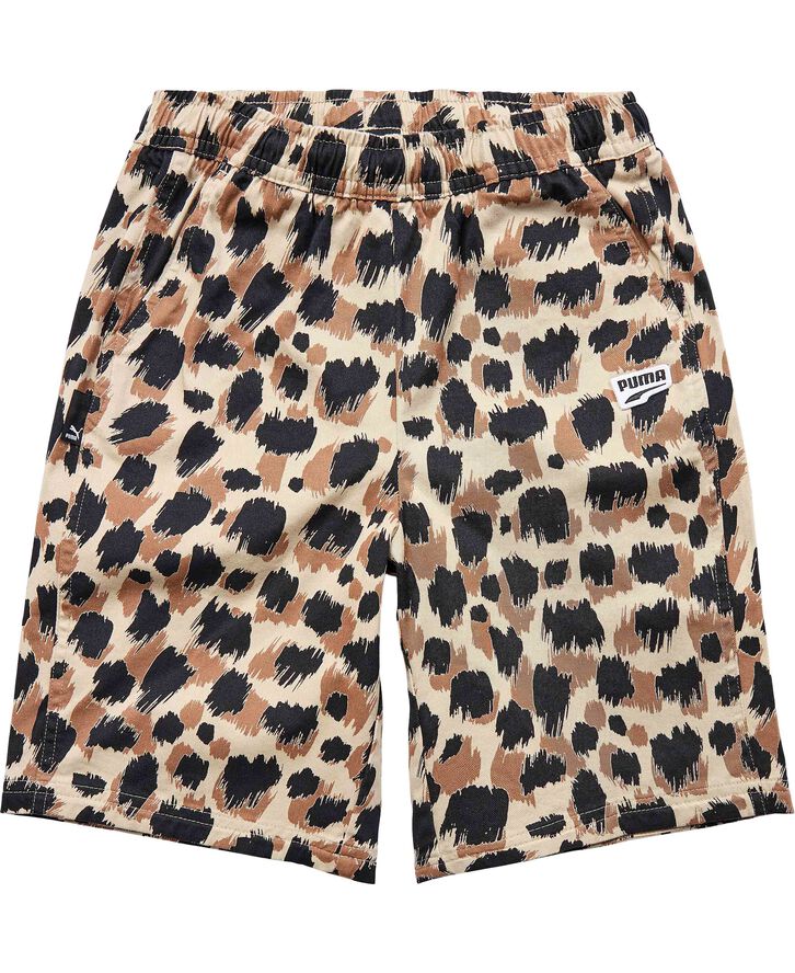Puma DOWNTOWN AOP Shorts KIDS Wv Granola
