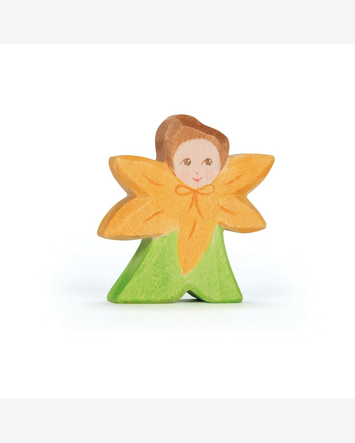 Blåmsterbarn – Håndlaget Trefigur | Flower Child Calendula