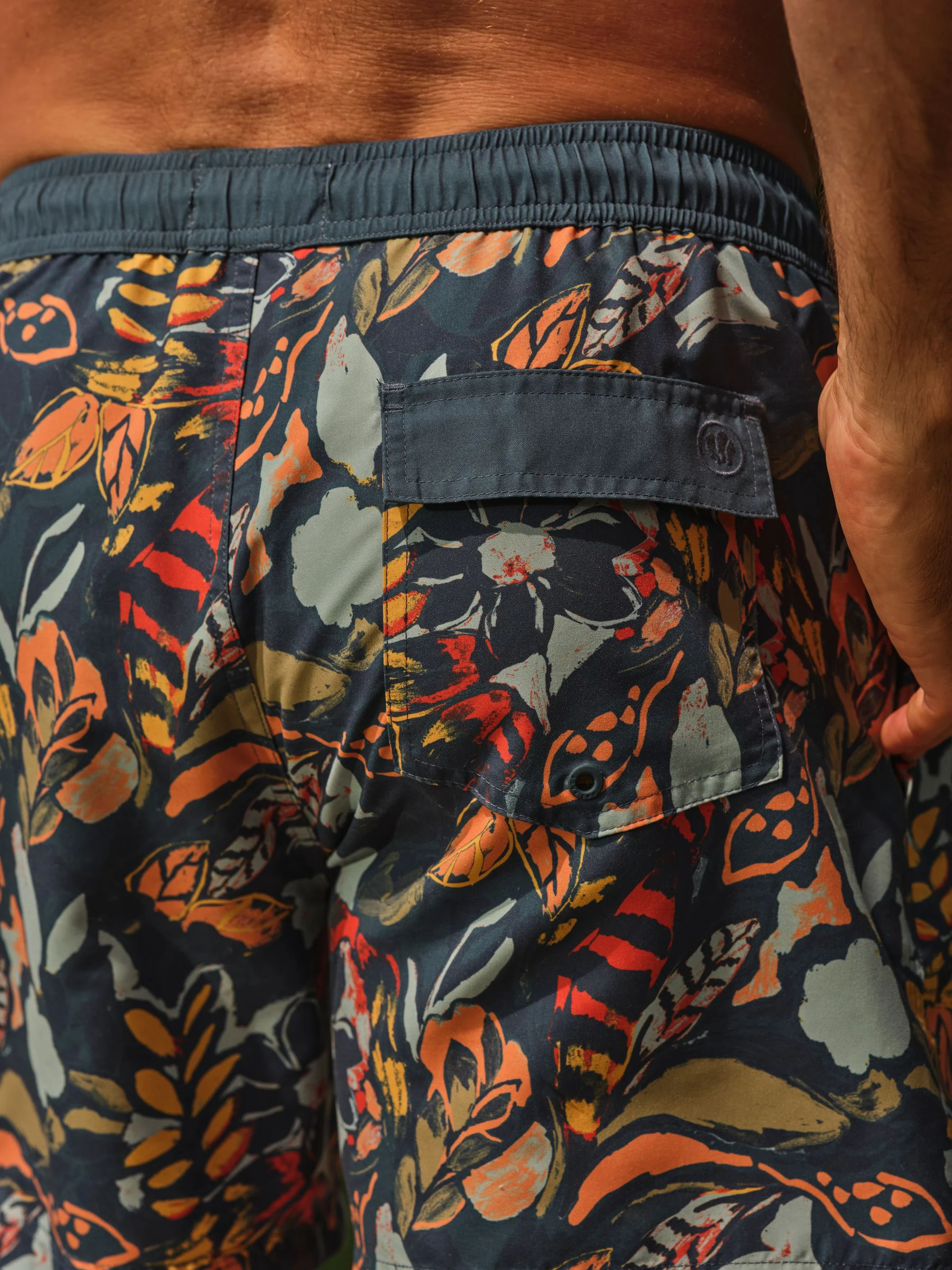 FatFace Jungle Print Swim Shorts