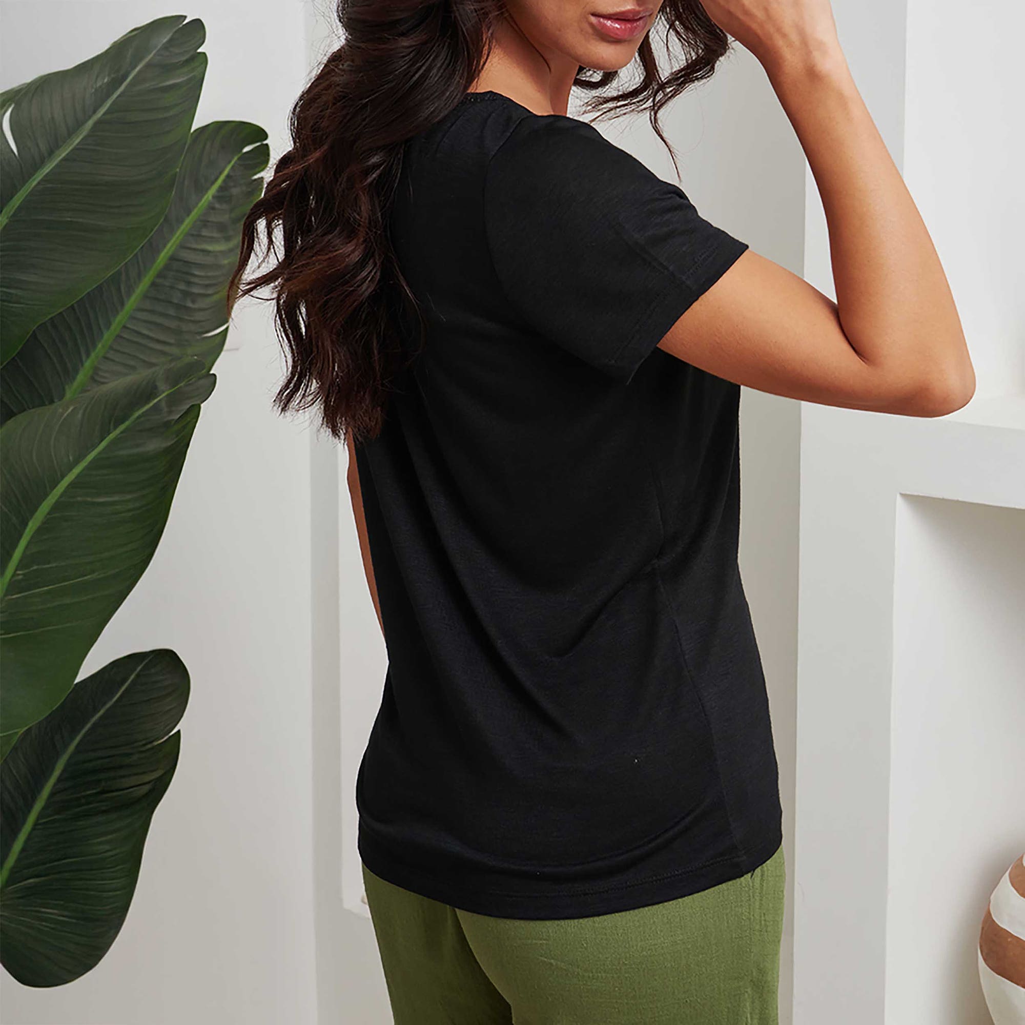 T-shirt Femme noir