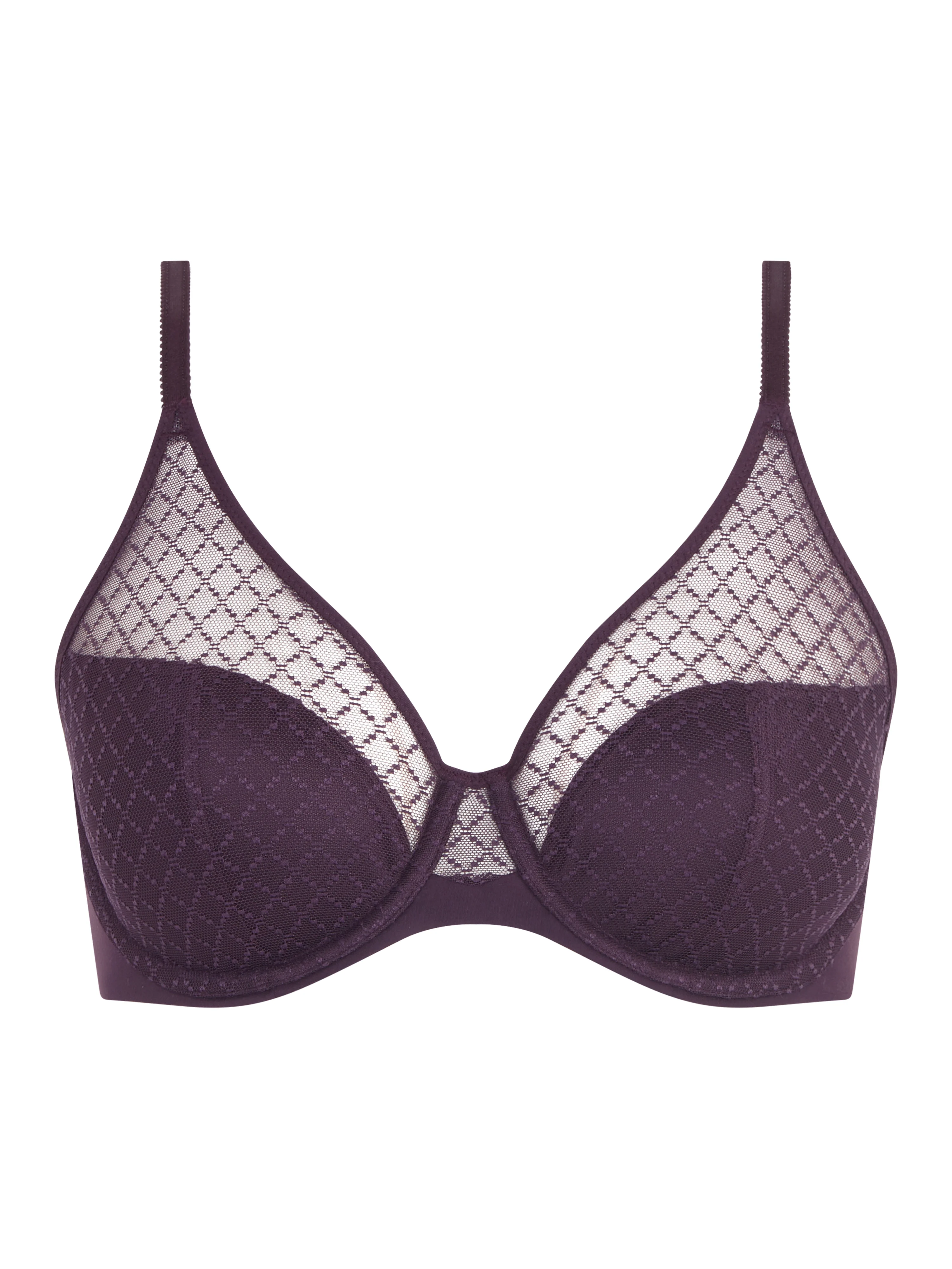 NORAH CHIC - Soutien-gorge moulé emboîtant en dentelle | Violet