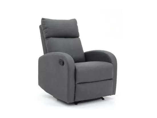 Fauteuil relax ERA relevable manuellement matière PU couleur noir, un fauteuil d'exception