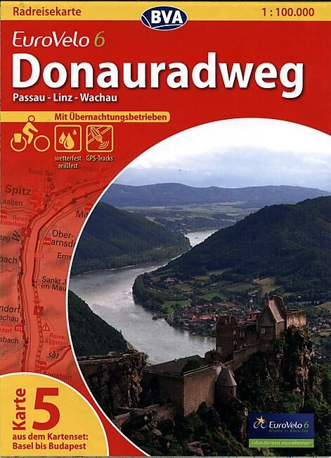 ADFC - 5 EUROVELO 6 PASSAU WACHAU 1 100 000